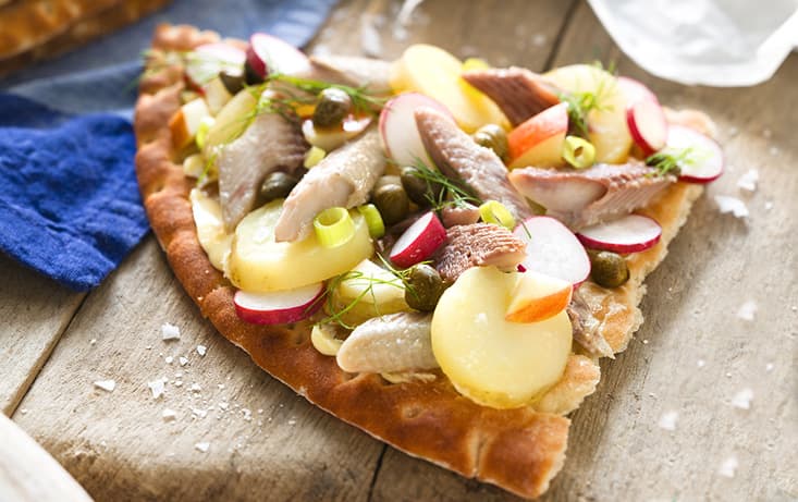 Macka med Böckling & Kapris på Hönökaka - Recept | Pågen